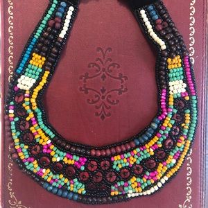 Colorful bead necklace 🌻
